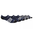 Adidas Big Boys Youth 6-pk  3-stripe No-show Socks Stain Resistant  Multi   2523