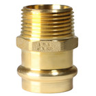 25 Pack Xfitting 1  Propress Male Adapter  Lead Free Brass  1  Press Fit Male