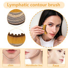 Lymphatic Contour Face Brush  Massage Brush  Soft Bristle Personal Care Brush