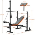  800lbs 8-in-1 Weight Bench     Lat Pulldown