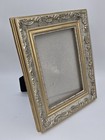 Vintage Baroque Style Ornate Silver   Gold Picture Frame 10 