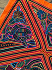                           Charming Mola  Panama Kuna  Four Birds