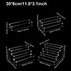 1   4 Tier Acrylic Display Stand  Transparent Rack For Cupcakes  Dolls   Perfume