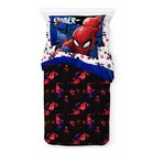 Blue 5-piece  Reversible Twin Bedding