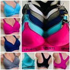 3 6 Sports Bras Yoga Racer Back Molded Cup High Impact Gym Lot Plus Size 34d-42d