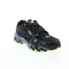 Fila Oakmont Trail 1jm00845-007 Mens Black Leather Athletic Hiking Shoes