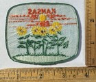 Vintage Kansas Sunflower Iron On Patch State Travel Souvenir