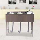 Three 3 Compartment Stainless Steel Commercial Kitchen Bar Sink