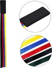 Bible Ribbon Bookmark Artificial Leather Multiple Page Marker With 5 Color Ribbo