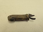 Antique 19c Civil War Era 4 5  Brass Spring Loaded Fleam Bleeder Lancet 