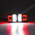Red Tube Led License Plate Light Tag Lamp For 88-00 Chevy Gmc C k 1500 2500 3500