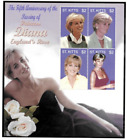 Saint Kitts 2002 - Princess Diana  - Sheet Of 4 Stamps - Scott  551 - Mnh
