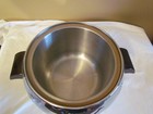West Bend Penguin Ice Bucket W lid Hot Cold Server Bakelite Handles Mcm Vintage