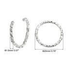 Open Jump Rings 50pcs 20mm O-ring Connectors For Jewelry Making  Silver