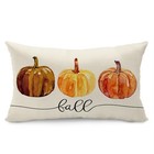  Fall Pillow Covers 12x20 Inch Autumn Thanksgiving 20  X 12   pack Of 1  Orange