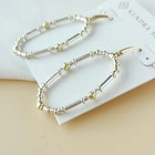 New Kendra Scott Essie Mixed Metal Open Frame Earrings