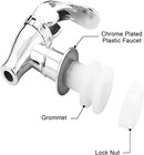 2-pack Beverage Dispenser Spigot Replacement     Food Grade Plastic Drink Spout