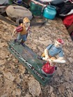 Mechanical  Vintage  Bank   Iron Toy   Not Sure    How It Opens  