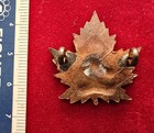 Canada Ww 1 Original Cef Remount Depot Pickled Brass Collar
