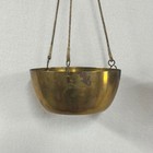 Brass Hanging Balance Beam Scale W Two Pans Vintage Decor Farmhouse Boho Decor