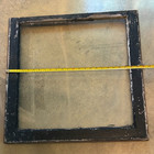 Antique Chippy Paint Wood Window Sash Original Hardware Glass Primitive Pine 24 
