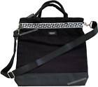 Versace Fragrances Black Canvas Bag Travel Handbag Overnight Gym Shoulder Tote