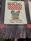 Vnt Handmade Handstiched Painted Blanket Quilt Seed Sack Styling Ruffled Edges
