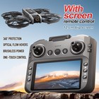 Drone 2026 Hd Dual Camera Wifi Fpv Rc Foldable Quadcopter Remote With Screen N0o