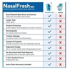 Nasalfresh Md Dual Powered Nasal Sinus Irrigation System Rinse Wash New