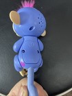 Wowwee Fingerlings Interactive Baby Monkey  Featuring Blue Plastic  Pink Hair