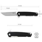 D2 Steel Folding Knife G10 Handle Edc Pocket Knife Spring Assited Open Knives
