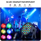 4pcs Dj Disco Party Stage Light 36led Rgb Dmx Beam Lights Ktv Show Par Lighting