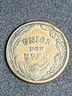 1863 Washington Civil War Token First In War  First In Peace - Union Forever