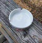 Coors Beer Ashtray Vintage  1985 Golden Colorado White New Unused 