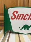 Sinclair Gas Oil Flange Sign Dino Garage Parts Tools Vintage Style Wall Decor