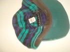 Usa Made Blank Plaid Flannel   Script 90s  Snapback  Beach Hat Cap Vintage Ee2