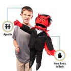 25  Devil W light-up Eyes  Full Body  Ventriloquist Style Puppet