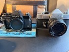 Vintage 35mm Camera Lot  2 Bodies   3 Lenses   Extras Minolta Yashica Untested