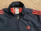 Official Roland Garros Navy Blue Adidas Climacool 3 Stripe Windbreaker Large