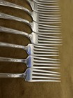 Set Of 9 Vintage 1847 Rogers Bros Ambassador Silverplate Forks 1919  two Sizes 