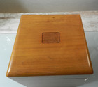Nice Vintage Ceder Lined Humidor Wood Felted Bottom