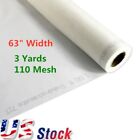 63  X 3 Yards 110m 43t Polyester White Silk Screen Printing Mesh Fabric Us Stock
