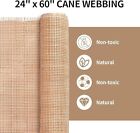 24  Width  5ft Natural Square Cane Webbing Caning Roll Projects Woven Open-mesh