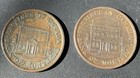 1842 Pc-1a3 Province Of Canada Bank Of Montreal 1 2 Penny Token     2 Coins F-vf