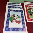 Lot Of 11 Walt Disney Mickey Mouse   Friends Christmas Cards New