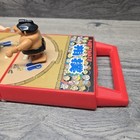 Vintage 1980 Tomy Wind-up Sumo Wrestlers With Ring   Carrying Case 2005 Sababa