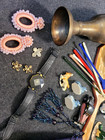 Vintage Estate Junk Drawer Lot Jewelry Trinkets Antiques 70s 80s