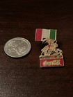 1994 Usa World Cup Coca-cola Stryker Dog Mascot Italy Flag Lapel Hat Pin