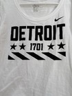 Oop Nike Detroit 1701 White T Shirt Small Athletic Fit