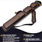 Champion 2x4 3x6 Brown Nylon Billiard Pool Cue Stick Hard Case 4s2b  6s3b